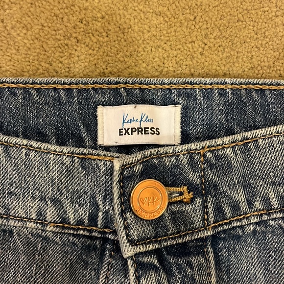 Express Karlie Kloss Denim Mini Skirt - Picture 3 of 5